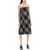 Burberry Midi Dress With Check Pattern MONOCHROME