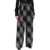 Burberry Double Pleated Checkered Palazzo Pants MONOCHROME IP CHECK