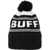 Buff Hido Knitted Hat Beanie Black