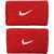 Nike Swoosh Doublewide Wristbands Red