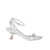 VIC MATIE VIC MATIE LAMINATED LEATHER SANDAL SILVER