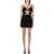 AREA AREA Star cutout mini dress BLACK