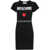 Moschino MOSCHINO T-SHIRT MODEL DRESS WITH EMBROIDERY BLACK