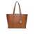 Tory Burch TORY BURCH TOTE BAG IN HAMMERED LEATHER LIGHT UMBER