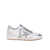 Golden Goose GOLDEN GOOSE LEATHER SNEAKERS WHITE/SILVER
