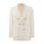 Brunello Cucinelli Brunello Cucinelli Twisted Linen Deconstructed Jacket With Patch Pockets WHITE