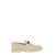 Brunello Cucinelli BRUNELLO CUCINELLI Suede Penny Loafer with jewellery IVORY