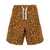 Palm Angels Palm Angels Linen And Cotton Blend Shorts ORANGE