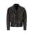 Palm Angels PALM ANGELS LEATHER JACKETS BLACKOFF