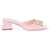 Roger Vivier "Très Vivier Patent Leather Mules With TEEN PINK