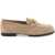 TOD'S Suede Leather Kate Loafers In CAPPUCCINO