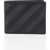 Off-White Saffiano Leather Wallet With Striped Detail Black