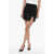 Off-White Side Slit Corportate Mini Skirt Black