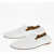 Maison Margiela Mm22 Leather Bellet Flats With Square Toe White