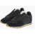 Maison Margiela Mm22 Fabric And Suede Low Top Sneakers Black