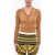 Calvin Klein Cropped Cardigan With Distressed Details Yellow