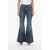 Chloe High-Waisted Flared Fit Denims With Belt Loops 34Cm Blue