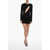 Versace Crewneck Dress With Cut-Out Detailing Black
