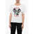 Kenzo Crew Neck Ken-Zo Cotton T-Shirt With Embroidery White