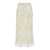 Fabiana Filippi White Embroidered Open Knit Long Skirt in Cotton Woman WHITE