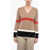 Burberry V-Neck Cashmere Blend Jumper Beige