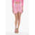 Isabel Marant Printed Silk Milendi Ruched Skirt Pink