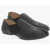 Maison Margiela Mm22 Leather Tabi Slippers With Elastic Inserts Black