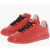 Maison Margiela Mm22 Patent Leather Low Top Sneakers Red