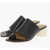 Maison Margiela Mm6 Leather Sandals With Lacquered Heel 5,5Cm Black