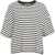 Ottod ame T-shirt with stripes Black
