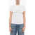 Stella McCartney Crew Neck The Dandelion T-Shirt With Embroidered Logo White