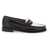 G.H. BASS Weejuns Penny Loafers BLACK WHITE
