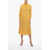 Céline Pleated Long Dress With Polka Dot Pattern Yellow