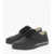Maison Margiela Mm22 Leather Low-Top Sneakers With Wave Sole Black
