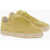 Maison Margiela Mm22 Canvas Low Top Sneakers With Jute Detail Yellow