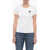 Chloe Craft Crew Neck Cotton T-Shirt With Embroidery White