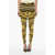 Versace High-Waisted Leggings With Barocco Pattern Gold