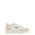 AUTRY 'Medalist' White Low Top Sneakers with Blue Suede Details in Leather Woman WHITE