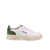 AUTRY AUTRY VINTAGE EFFECT LEATHER SNEAKERS WHITE/LILAC