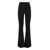 Elisabetta Franchi ELISABETTA FRANCHI Stretch crepe palazzo trousers with charms BLACK