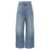 Palm Angels Palm Angels 'Washed Logo' Jeans BLUE