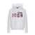 DSQUARED2 Dsquared2 Hoodie Sweatshirt  "Scribble" WHITE