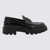 TOD'S TOD'S BLACK LEATHER LOAFERS BLACK