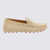 TOD'S TOD'S BEIGE SUEDE LOAFERS 
