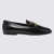 TOD'S TOD'S BLACK LEATHER LOAFERS 