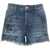 Liu Jo Denim shorts with paisley print Blue