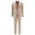 Tagliatore Tagliatore Single-Breasted Wool Suit Beige