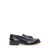 Doucal's DOUCAL'S Leather Moccasin BLACK