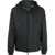 Moncler MONCLER logo-print hooded jacket BLACK