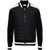 Moncler MONCLER quiled-panel cotton jacket NAVY